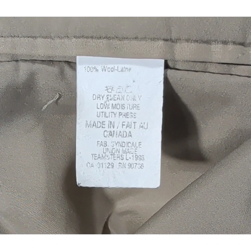 Lauren Ralph Lauren Blazer Mens 41R Brown Houndstooth Wool Two Button Jacket